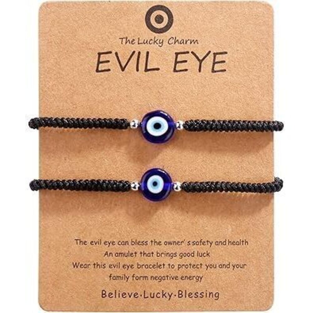 Handmade String Red Evil Eye Bracelets Blue Evil Eye Jewelry Bracelet For Women